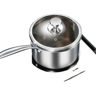 New 316 stainless steel soup pot with steamer for baby food cooking and milk boiling Soup and stock pot