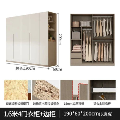 Organizer Underwear Wardrobe Luxury Doors Open Closets Room Wardrobes Storage Modern Ropero Armable De Ropa Bedroom Furniture