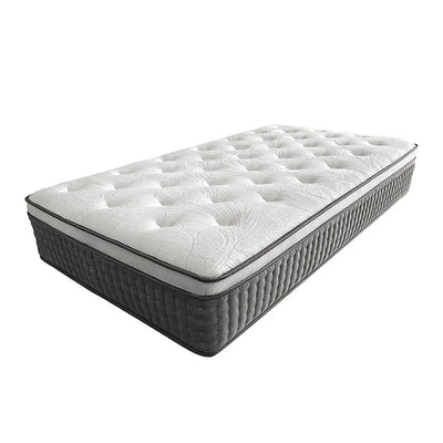 NEW Soft Memory Foam Plush Pocket Spring Tencel fabric Vacuum Compressed Mattress