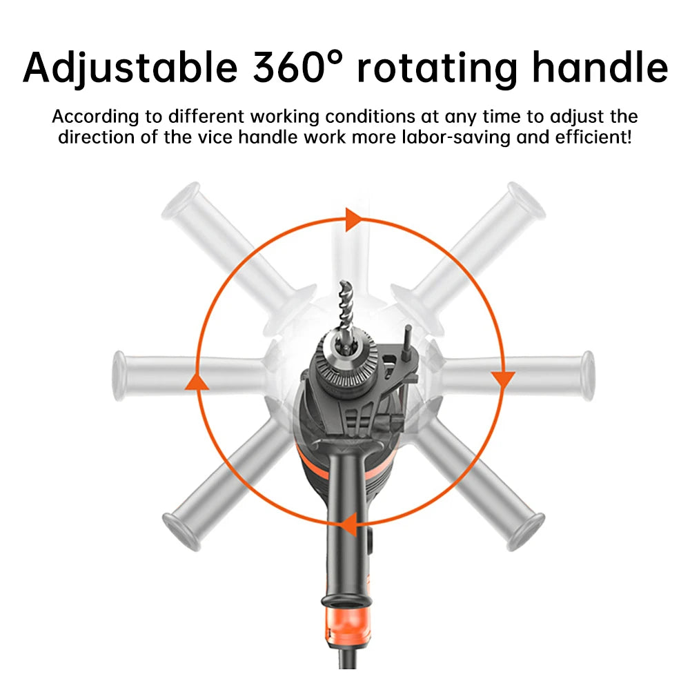 AC220V Impact Drill 1000W 1280W 3000RPM Electric Pistol Drill Household Multifunction Electric Screwdriver Small Electric Drill