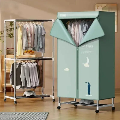 Small Clothes Dryer Intelligent Timing High Power,  Quick-Drying, Foldable, Wind Drying Machine  Home and  Dormitory use