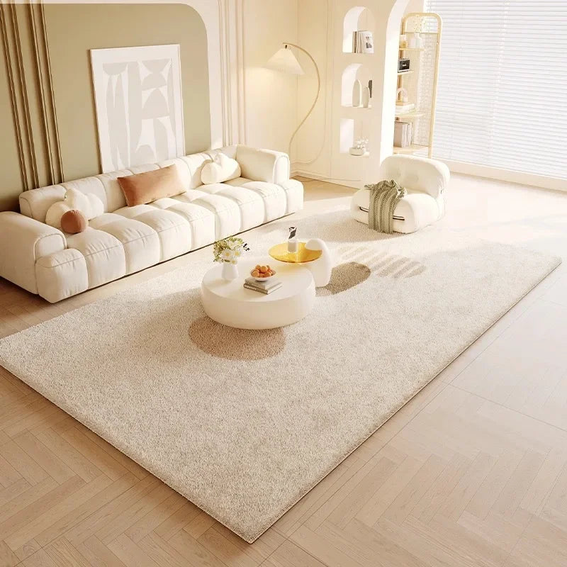 Imitation cashmere cream style living room sofa coffee table rug winter thick bedside blanket bedroom floor mat