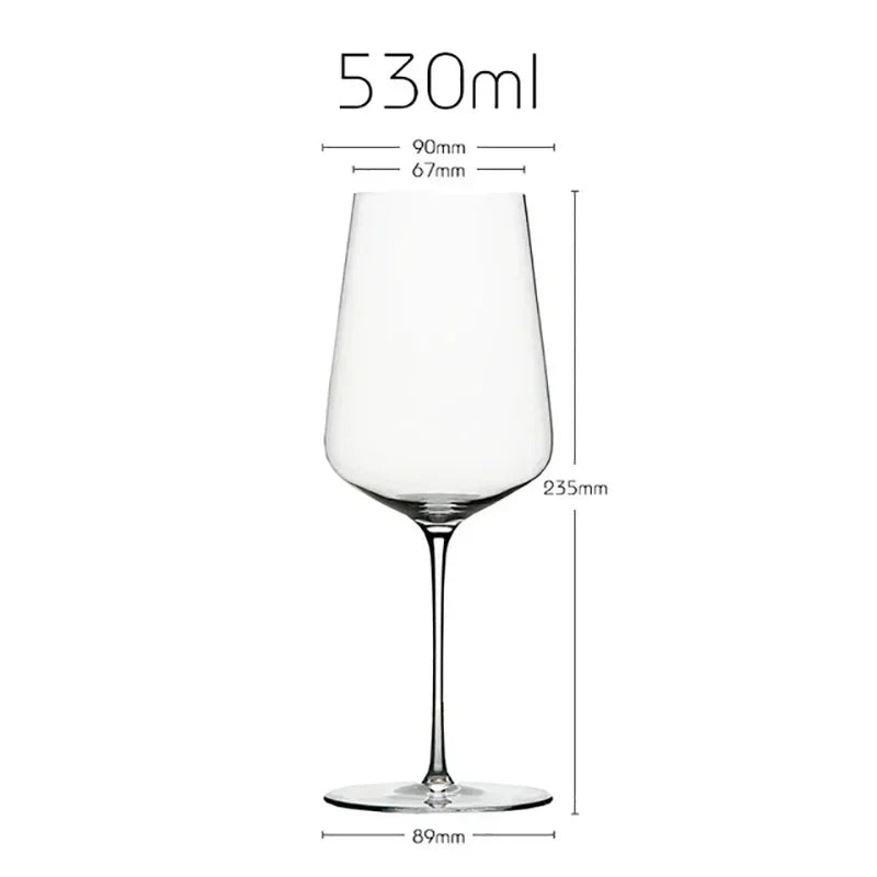 Burgundy Bordeaux Style Upscale Banquet Party Wine Glass Extremely Thin Masterly Craft Perfect Flawless Classics Goble Bar Tool