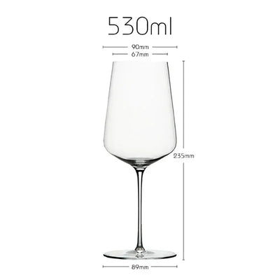 Burgundy Bordeaux Style Upscale Banquet Party Wine Glass Extremely Thin Masterly Craft Perfect Flawless Classics Goble Bar Tool