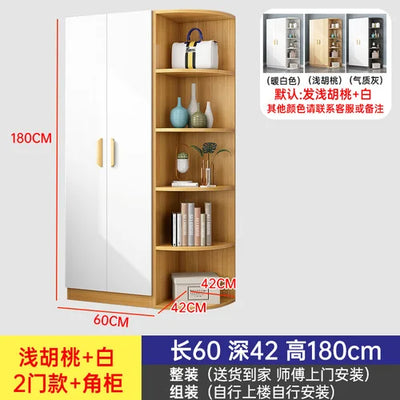 Luxury White Wardrobes Storage Hanging Room Organization Wardrobe Bedroom Wooden Ropero Armable De Ropa Home Furniture