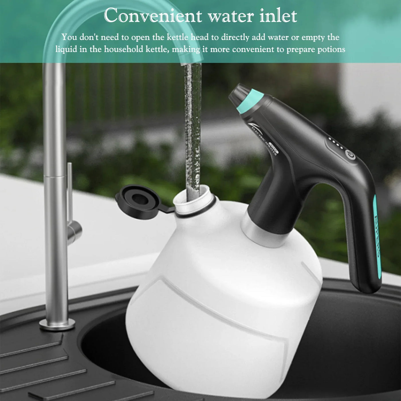 2L Electric Sprayer Plant Spray Bottle Automatic Watering Fogger USB Sanitizing Sprayer Hand Watering Machine Plants Garden Tool