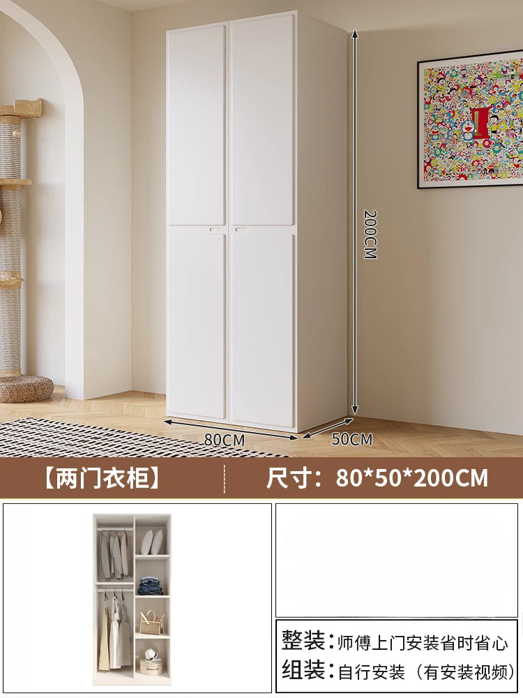 Modern Manmade Board Organizer Wardrobe Storage Minimalist Wardrobe Open Closets Bedroom Shelves Guarda Roupa Bedroom Furniture