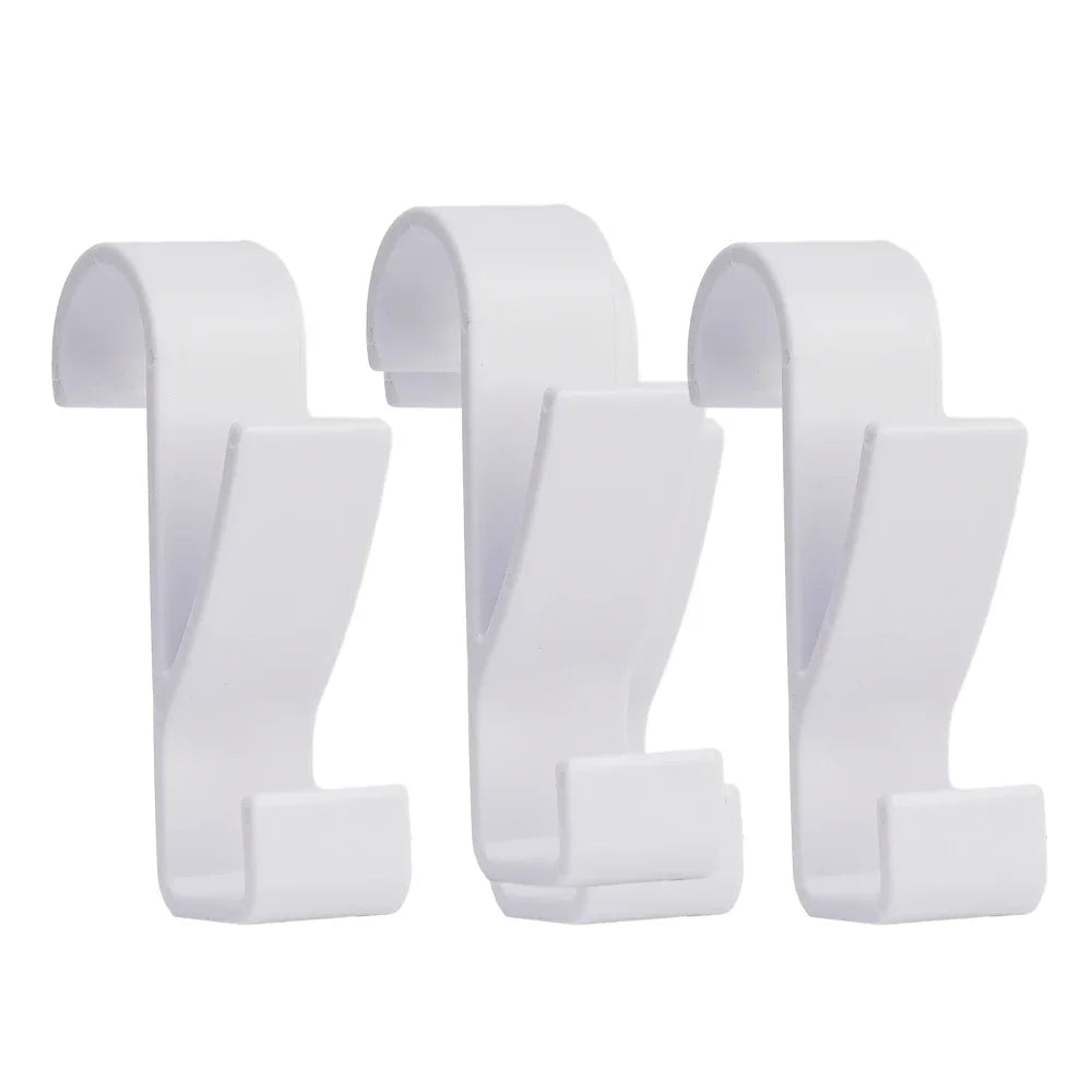 3/6PCS Bathroom Hanger Clips Heated Towel Radiator Rail Hook Holder Multifunction Drying Rack Hook Towel Clothes Storage Hanger