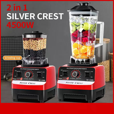 Double Cups Blender Mixer Juicer Maker 2in1 3L Container Food Processor BlenderMixer for Ice Nut Fruit Multi funtion