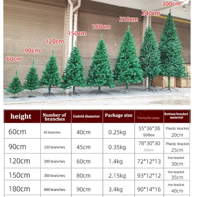 Christmas Tree Decorations 90/120/150/180cm 2024 Home Decor 2025 New Years Table Top Christmas Gift Ornaents Foldable Stand