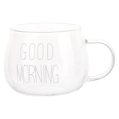 1pcs Letter Printed Transparent Creative Glass Coffee Tea Mug Drinks Dessert Breakfast Milk Cup Glass Mugs Handle Drinkware