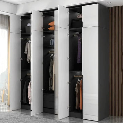 Full Size Luxury Wardrobe Storage Drawer Clothes Closet Systems Hotel Wardrobe