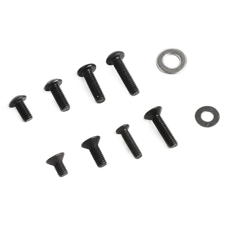 180Pcs M3*6/8/10/12 Carbon Steel Screws Box Set For hsp Parts 1/10 Remote Control RC Car Parts Keycap Set