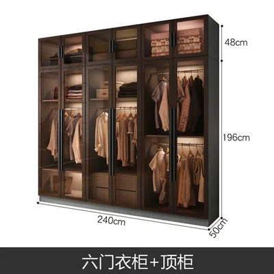 Design Living Room Closet Storage Box Indoor Black Hotel Indoor Display Cabinet Creative Wood Meuble Chambre Furniture Bedroom