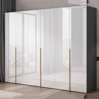 Sliding Mirror Wardrobes Storage Luxury Bedroom White Wooden Rack Wardrobes Cabinets Clothes Guarda Roupas Home Furniture