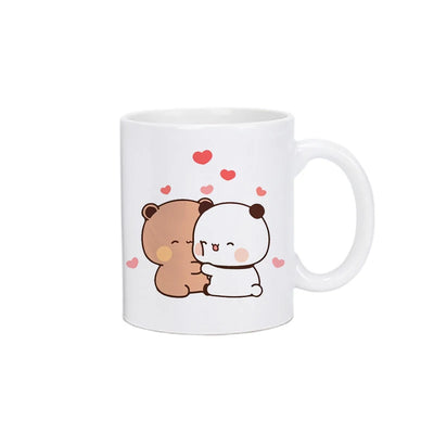 Panda Bear Bubu Dudu Coffee Milk Cup Mocha Cat Panda Bear Couple Christmas Mug Kawaii Cups Original Mugs Free Shipping Drinkware