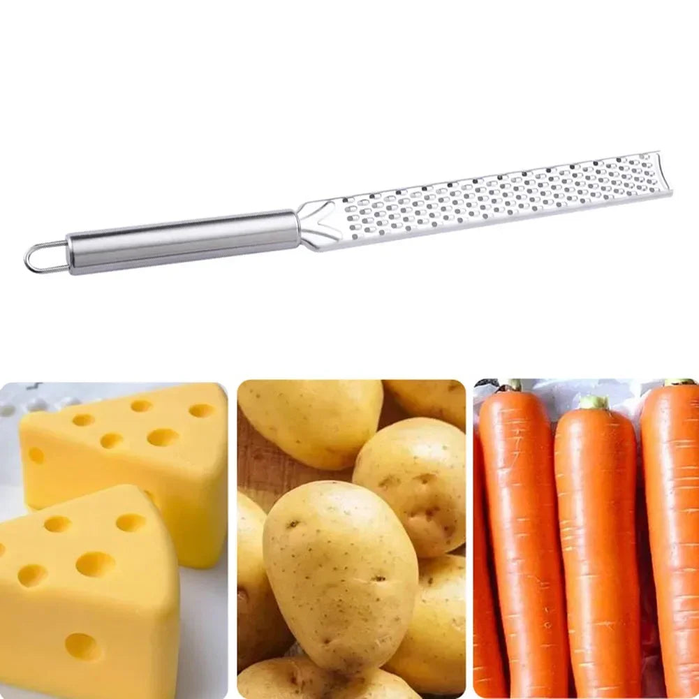 Small Blade Grater Stainless Steel Sharp- Kitchen Gadgets  20 X 2.5cm For Carrot Ginger Potato Lemon Cheese Spices 1pcs