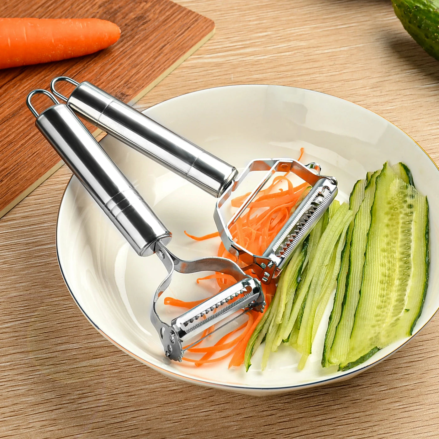 Stainless Steel Potato Cucumber Carrot Grater Julienne Peeler Vegetables Fruit Peeler Vegetable Slicer High Quality