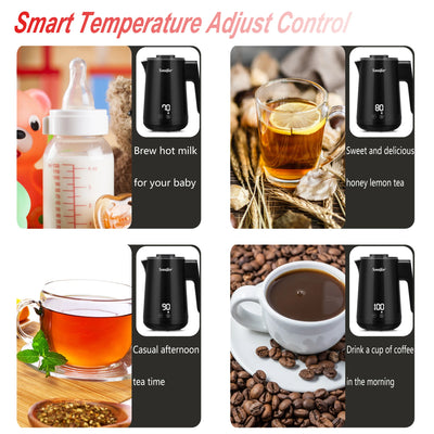 Travel Electric Kettle Tea Coffee 0.8L With Temperature Control Keep-Warm Function Appliances Kitchen Smart Kettle Pot Sonifer