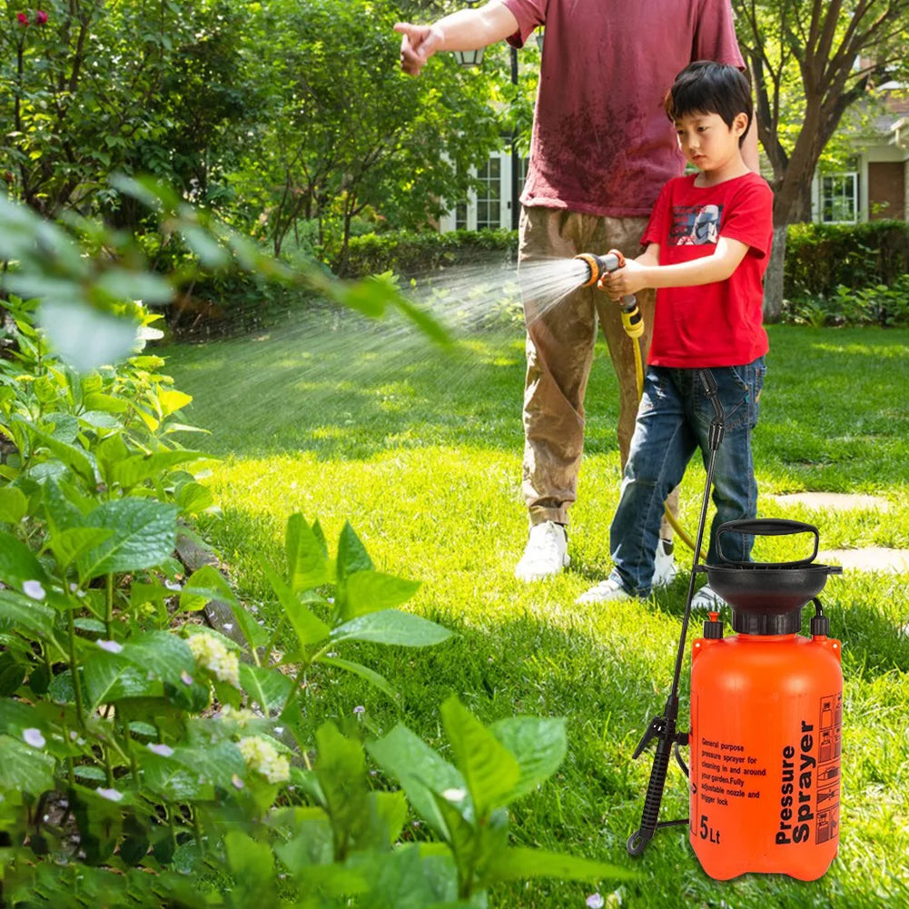 2/3/5L Garden Sprayer Water Pump Pressure Sprayer Adjustable Strap Plant Spray Bottle Lawn Agriculture Gardening Irrigation Tool