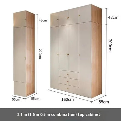 Bedroom European New Wardrobe Luxury Modern Luxury Large Clothes Storage Wardrobe Portable Nordic Guarda Roupa Unique Furniture