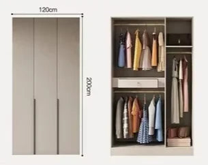 Cosmetics Nordic Wardrobe Modern Luxurious Storage Partitions Wardrobe Clothes Organizer Szafy Do Sypialni Bedroom Furniture