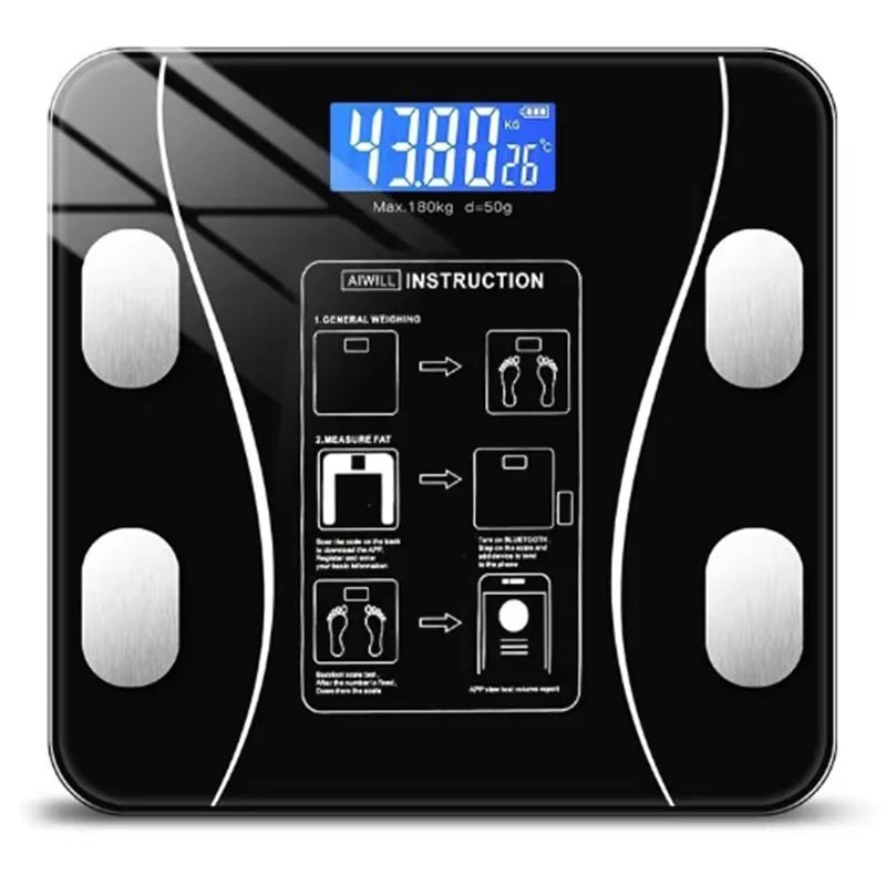 Intelligent Body Fat Scale Charging Electronic Weighing Scale Household Scale Bluetooth Adult Fat Scale Weigh