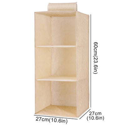 New creative household clothes hanging drawer box underwear finishing storage Collapsible Storage Shelves Closet Organizer