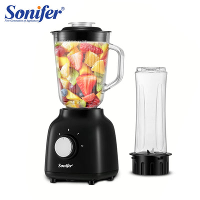 "Sonifer Blender  SF-8113 .Motor with thermostat control .Variable speeds control .4 piece blade .Injection spray paint surface