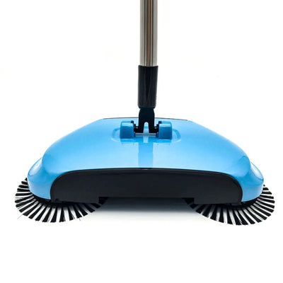 Three-In-One Multifunctional Hand Push Sweeper Push Broom Vacuum Cleaner, Sweeping Mopping Sweeper Household Cleaning Package