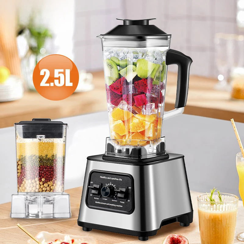 Sokany 2024 Powerful 2 In 1 Multi function 2.5L Heavy Duty Blender And Food Processor Combo Orange Juice Machine