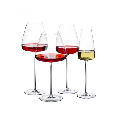 260-650Ml Collection Level Handmade Red Wine Glass Ultra-Thin Crystal Burgundy Bordeaux Goblet Art Big Belly Tasting Cup