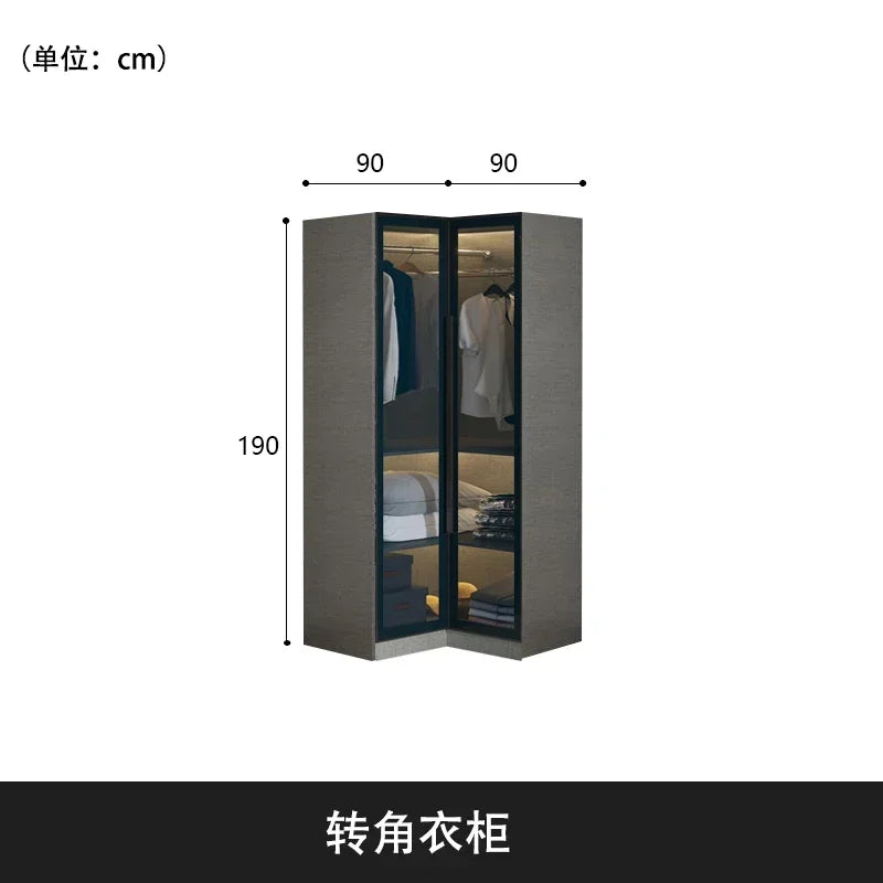 Modern Wardrobe Underwear Design Living Room Cafe Bar Corner Multifunctional Drawer Closet Salon Guardaropa Wooden Furniture