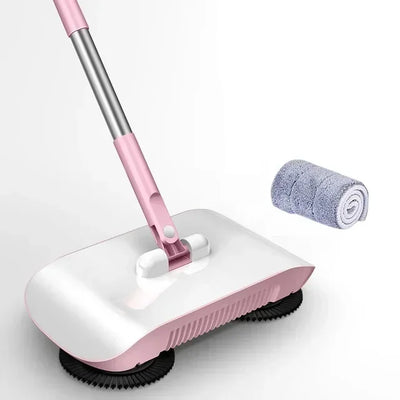 Sweeper Magic Broom Dustpan Set Hand Push Cleaning Machine Floor Vacuum Cleaner Household Lazy All-in-one Sweeping Tools