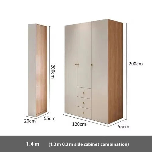 Bedroom European New Wardrobe Luxury Modern Luxury Large Clothes Storage Wardrobe Portable Nordic Guarda Roupa Unique Furniture