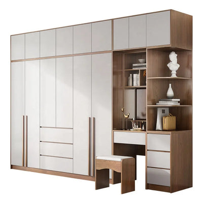 Modern Simple Wardrobe Nordic Bedroom Overall Storage Large Closet Small Household Flat Door Cloakroom Cabinet