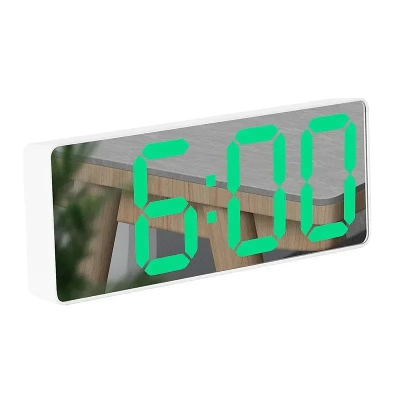 Color LED Wall Clock Electronic Product Eleksmaker Digital Clock Brightness Adjustable Number Consumer Electronics Alarm Clocks