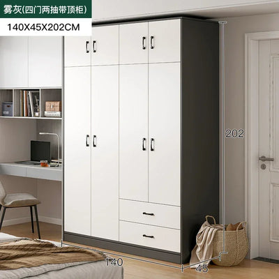 Summer Luxury Wardrobes Detachable Storage Wardrobes Heavy Wardrobes European Designer Vestidor Nordic Furniture Bedroom