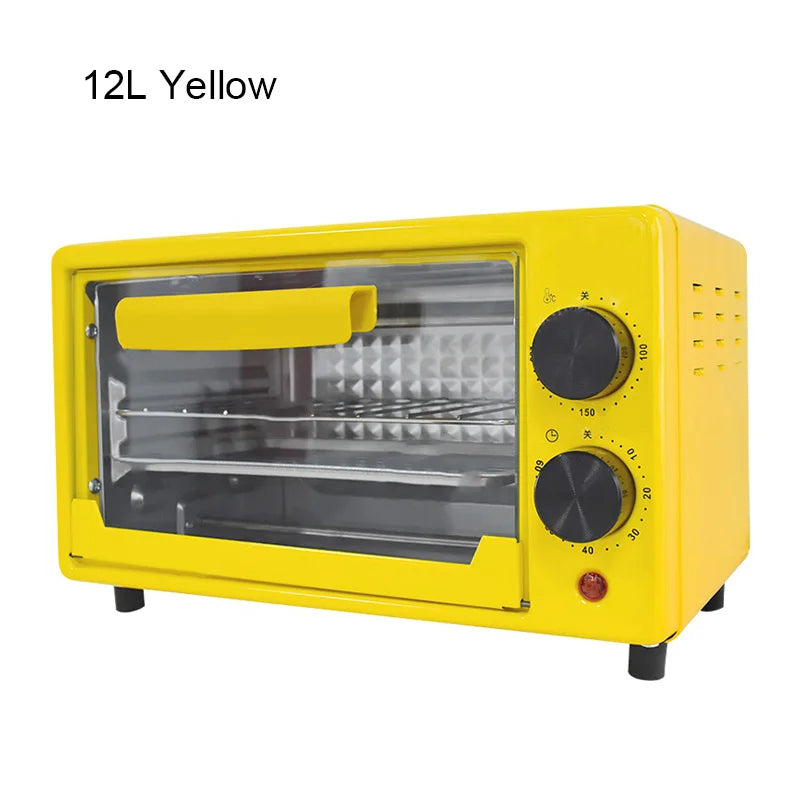 DMWD Household Electric Oven Mini 12L Multi-function Bread Egg Tart Baking Machine Intelligent Timing Toaster Breakfast Machine