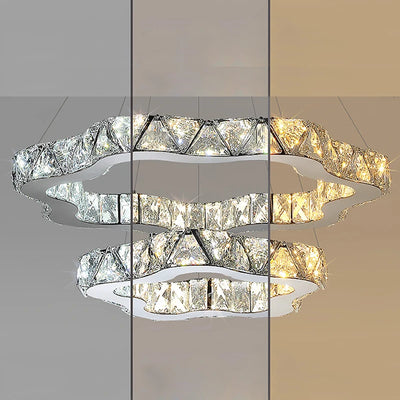 Modern home decoration crystal chandelier, stair Pendant lamp, living room Pendant lights, interior lighting