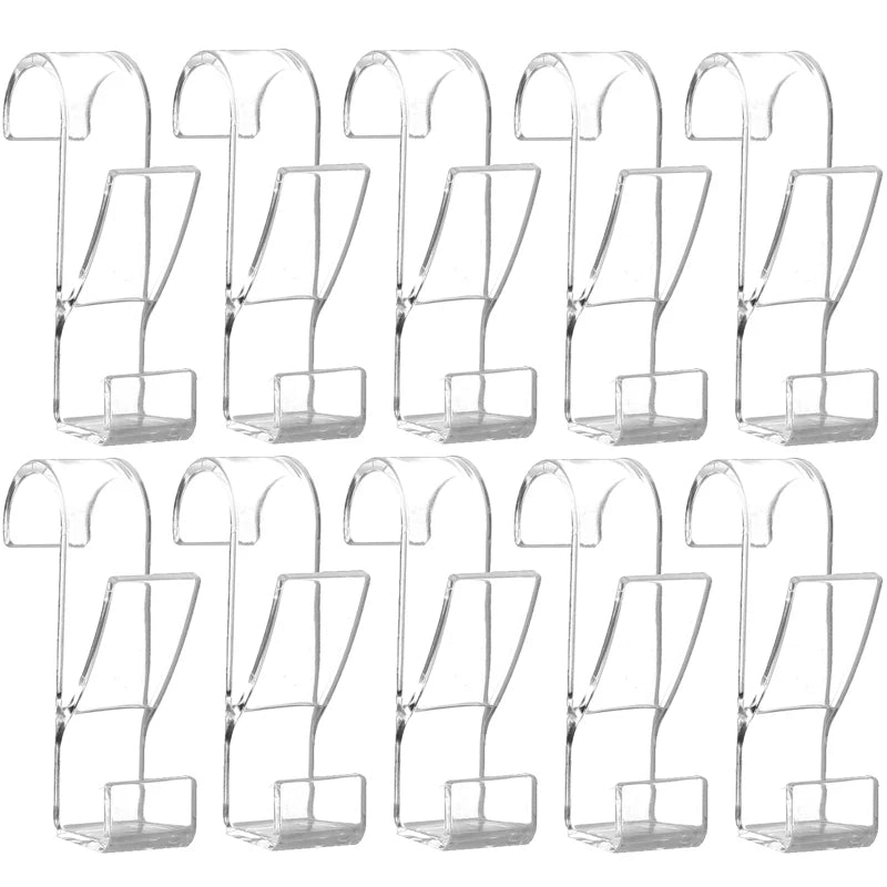 12-3PCS Bathroom Hanger Clips Heated Towel Radiator Rail Hook Holder Multifunction Drying Rack Hook Towel Clothes Storage Hanger