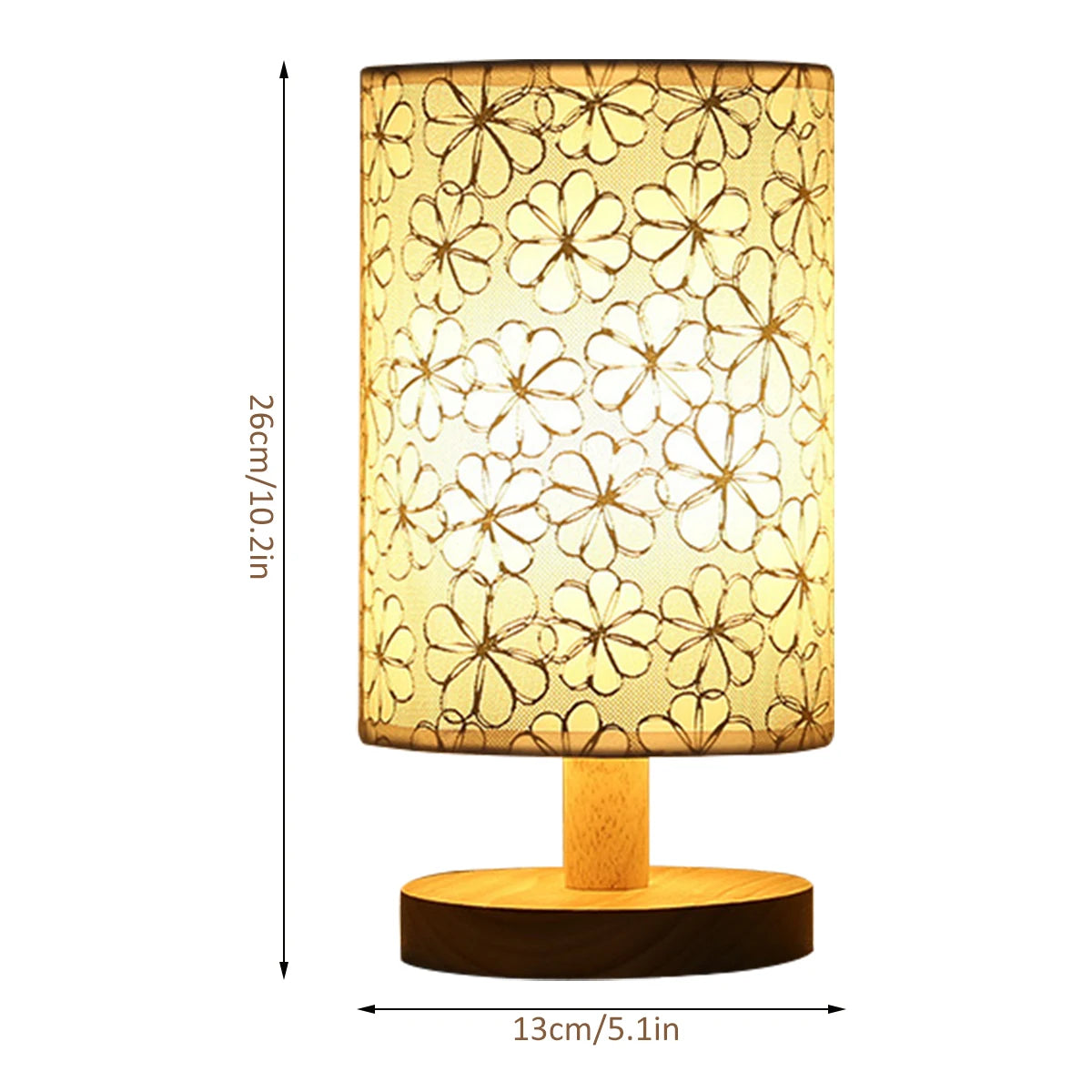 Linen Table Lamp USB Powered Modern Nordic Table Lamp Night Light Touch Control Bedside Lamp For Bedroom Living Room Decoration