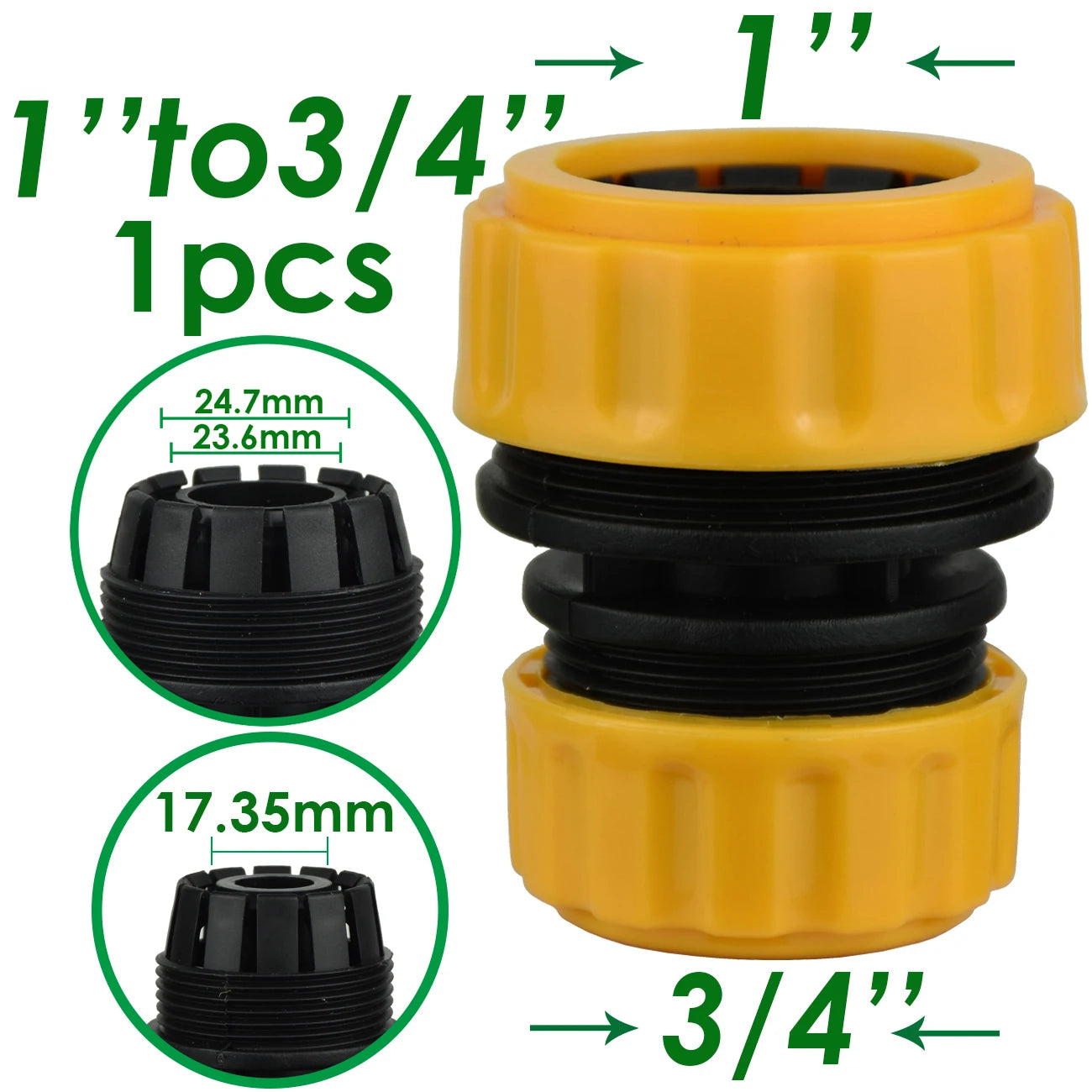 KESLA 1/2 3/4 1INCH Garden Water Hose Quick Connector Pipe Extension Coupler Fitting 25 20 16mm Repair Joint Irrigation System