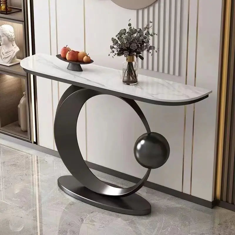 Glamour Nordic Corner Table Modern Elegant Delicacy Luxury Entryways Table Unique Simple Tavolo Salotto Hallway Table Furniture