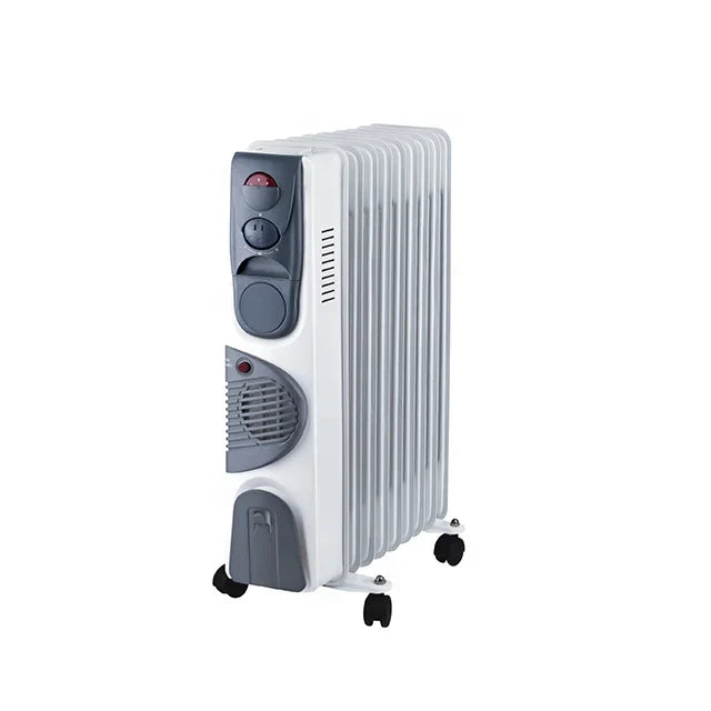 15fins 2500W  Portable Oil Radiator Room Winter Oil Filled Heating Electric Heaters For Overheat Protection