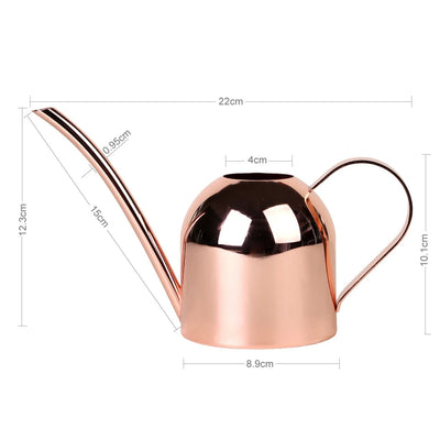 Stainless Steel Watering Pot Gardening Potted Small Watering Can With Handle For Watering Plants Flower Home Garden Tool