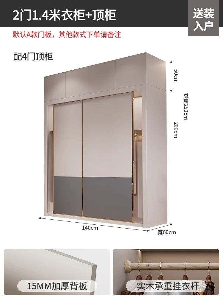 Nordic Drawer Wardrobes Multilayer Doors Modern Open Closets Room Wardrobes Drawers Shelf Armoire De Rangement Bedroom Furniture