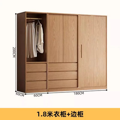 Organizer Underwear Wooden Wardrobe Doors Queen Open Closets Bedroom Wardrobes Shelf Drawers Rangement Chambre Bedroom Furniture