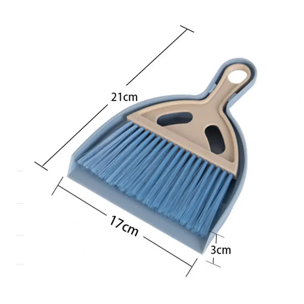 1 Set Small Broom Dustpan Ergonomically Designed Dustpan Brush With Soft Bristles Portable Crumb Sweeper Cleaning Tool For Home