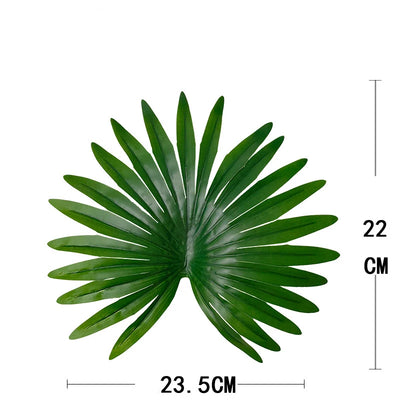 Artificial Tropical Tung Palm Tree large Floor Standing Potted Nordic Style Green Fake Plant Home Garden Decoration